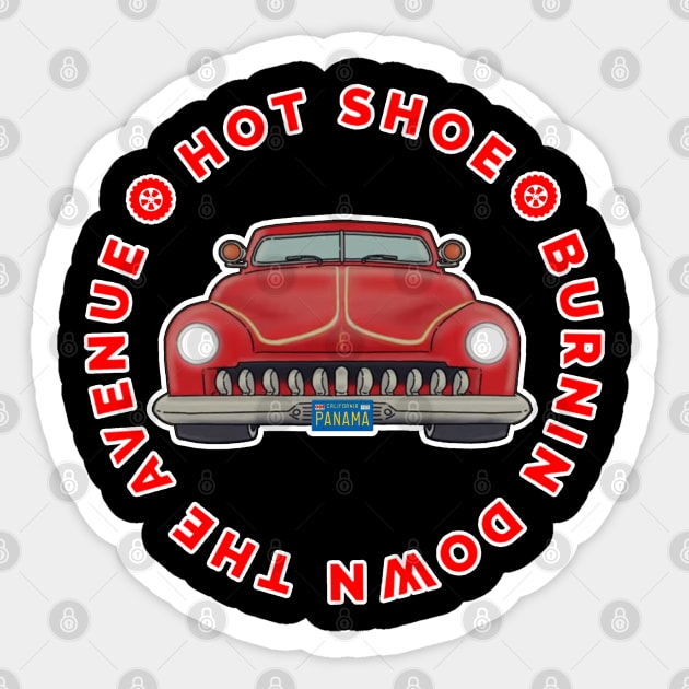 Van Halen - Panama - Hot Shoe Sticker by RetroZest